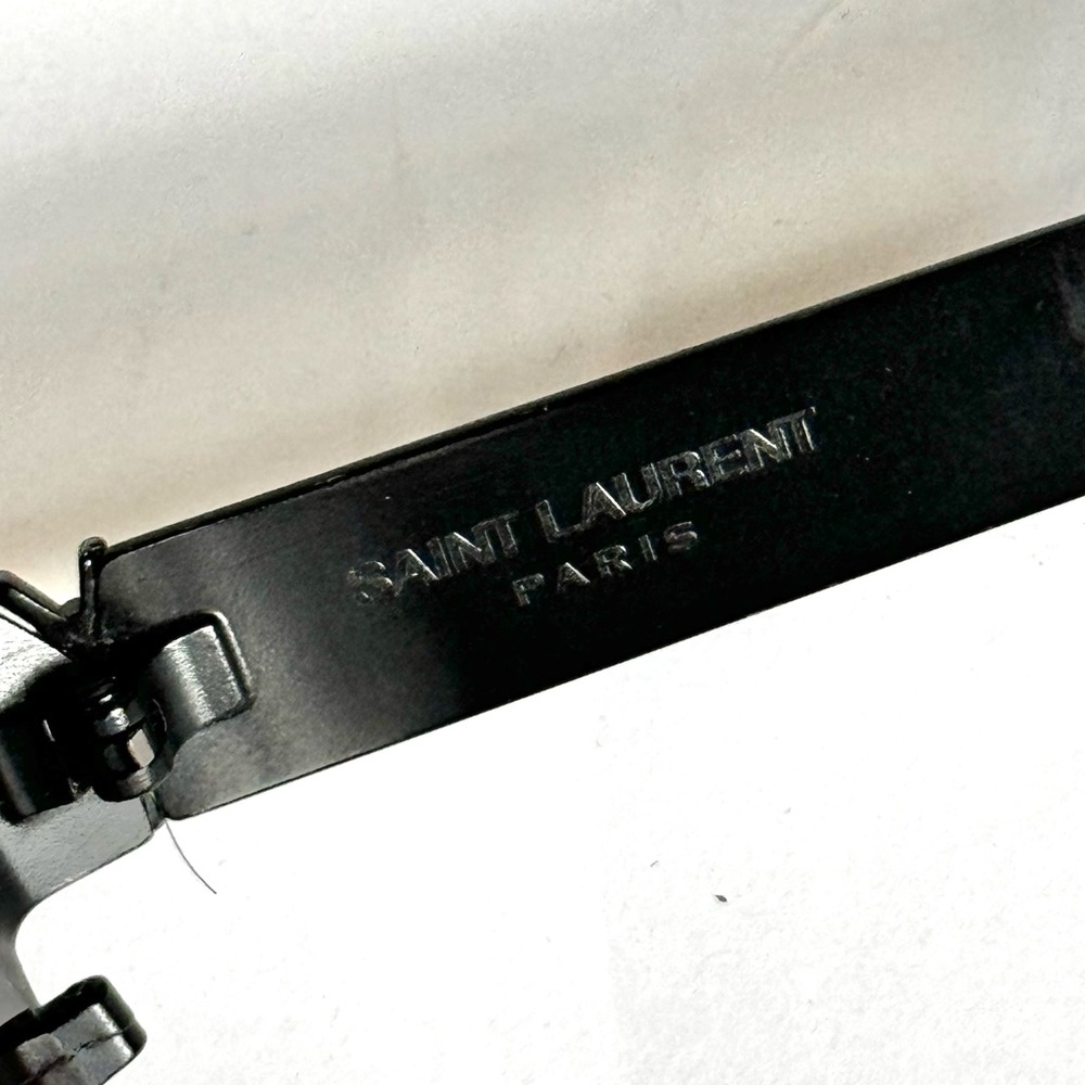 Yves Saint Laurent YSL black matte metal sunglasses - Picture 11 of 13